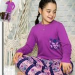 Bright purple pajamas