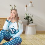 Long Sleeve Cotton Pajama Set (Plus Size) - Image 2